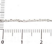 Chaine Argent 925  très fine 1.3mm ovale